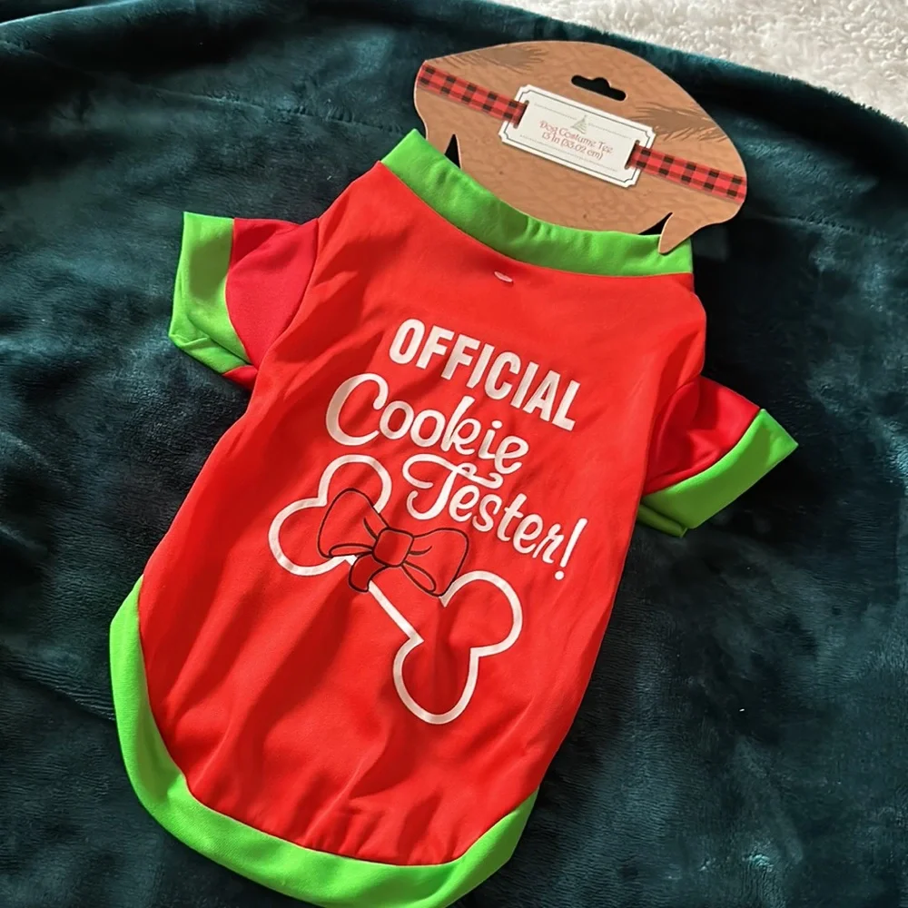 Holiday Official Cookie Tester Dog Tee